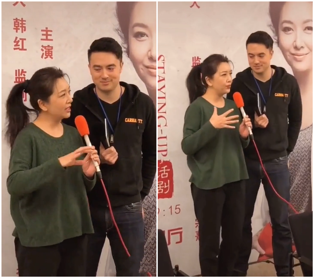 江珊出席活动素颜被拍 网友:这不是《祝你平安》的孙悦?