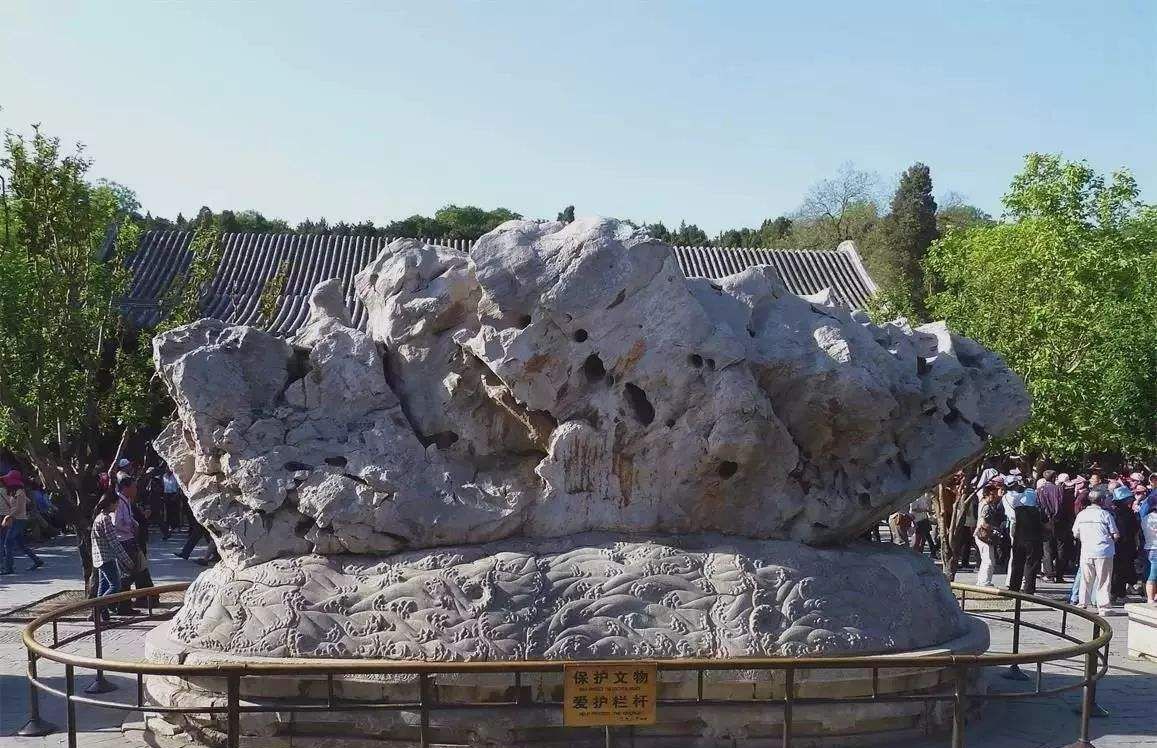 怪石,导游:最好不要与它合影,不然后果自负|乐寿堂|颐和园|园林_新浪