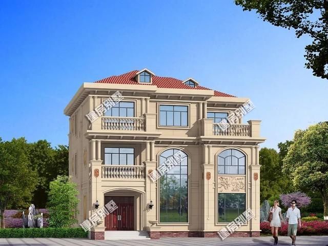 带大堂屋设计的两栋别墅建在湖南农村全村人都羡慕了