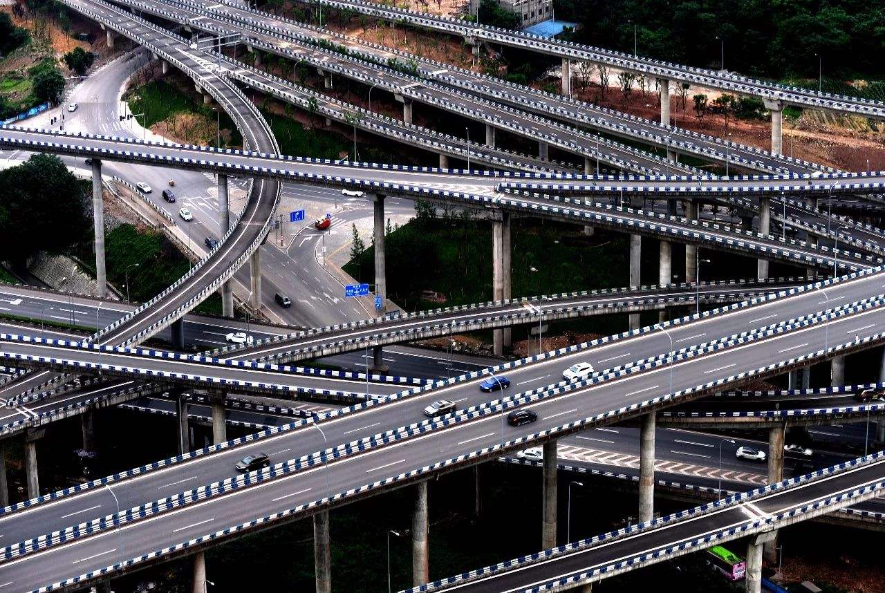 国内最复杂的立交桥外地司机容易迷路地图导航都为其崩溃