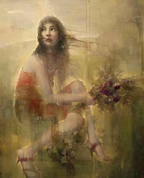 牛津艺术学院客座教授肖波都市系列人体油画欣赏