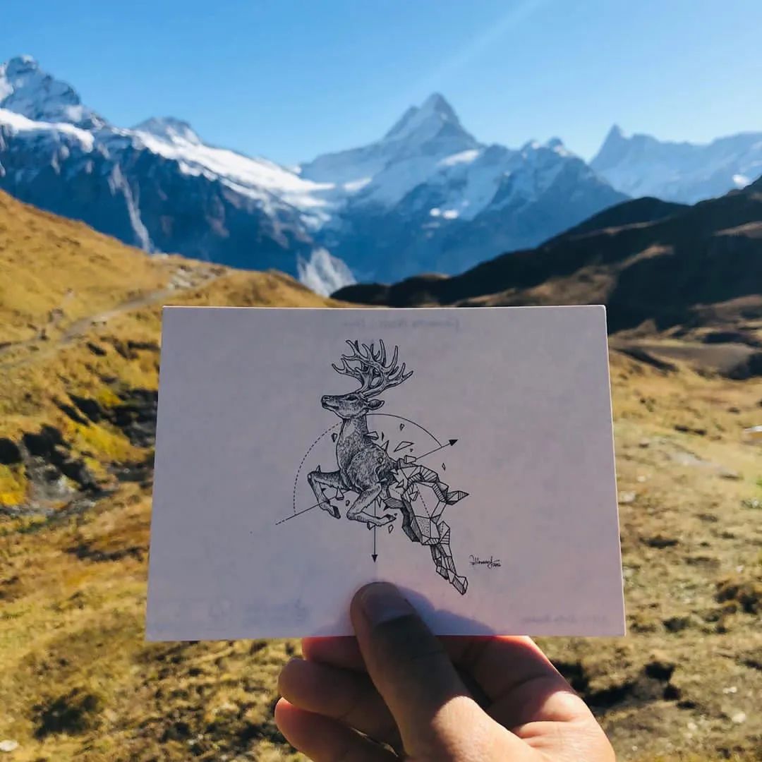 一幅简单的线条涂鸦就能赚大钱,艺术家67:关键是创意|涂鸦|柯立