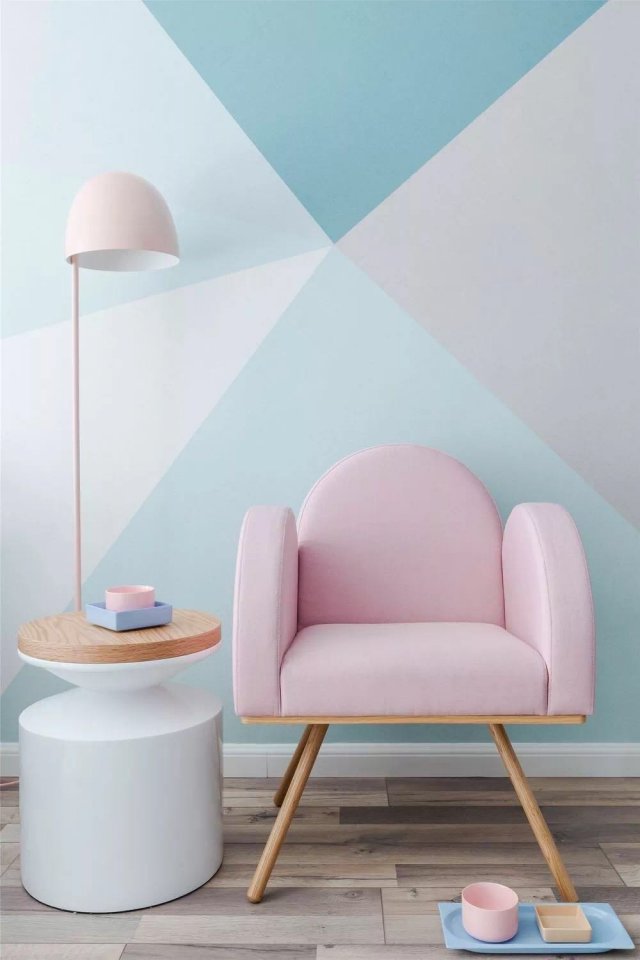 涂料玩转不同,墙面空间增添趣味和丰富性