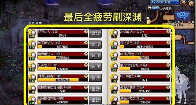 DNF:188点疲劳不够用?这样安排,才能最快100级史诗毕业