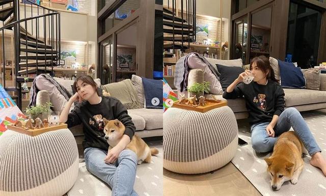 ella上亿豪宅内部曝光超大落地窗旋转楼梯美到像饭店