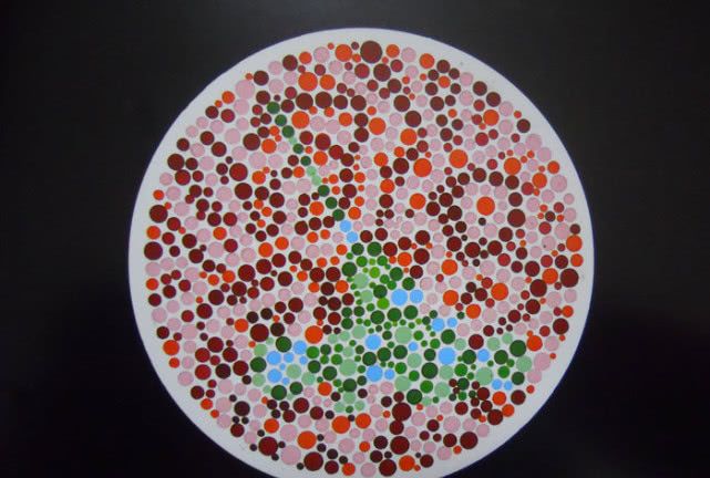 5张色盲色弱检测图,第4张很多女生不认识