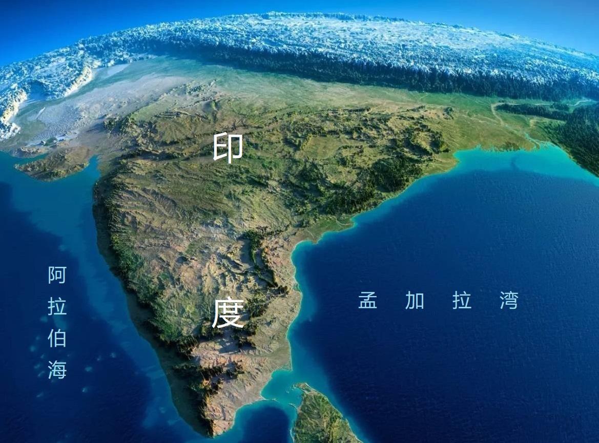 印度卫星地图