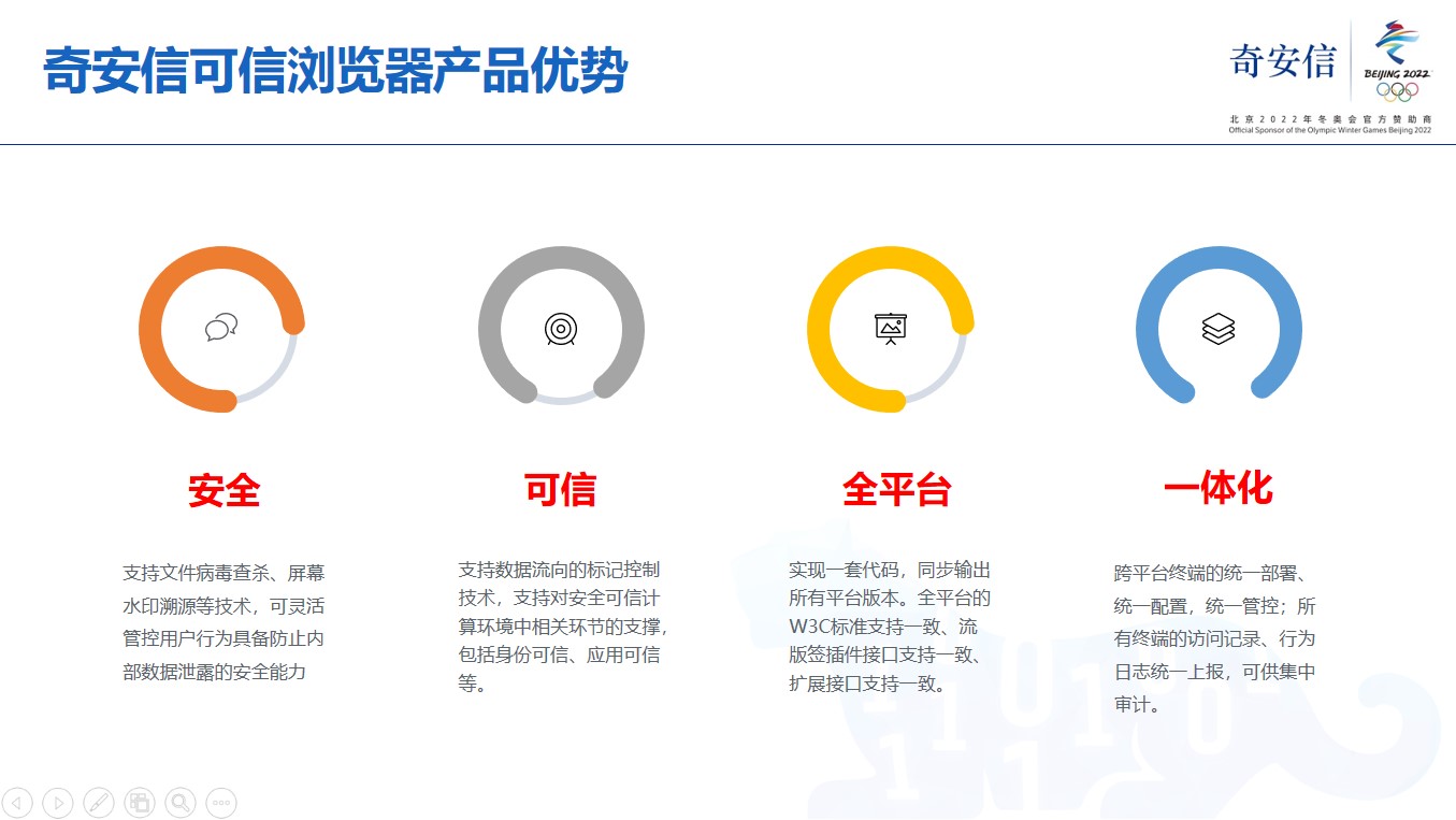 奇安信发布可信浏览器 四大优势解决政企业务四大痛点__财经头条