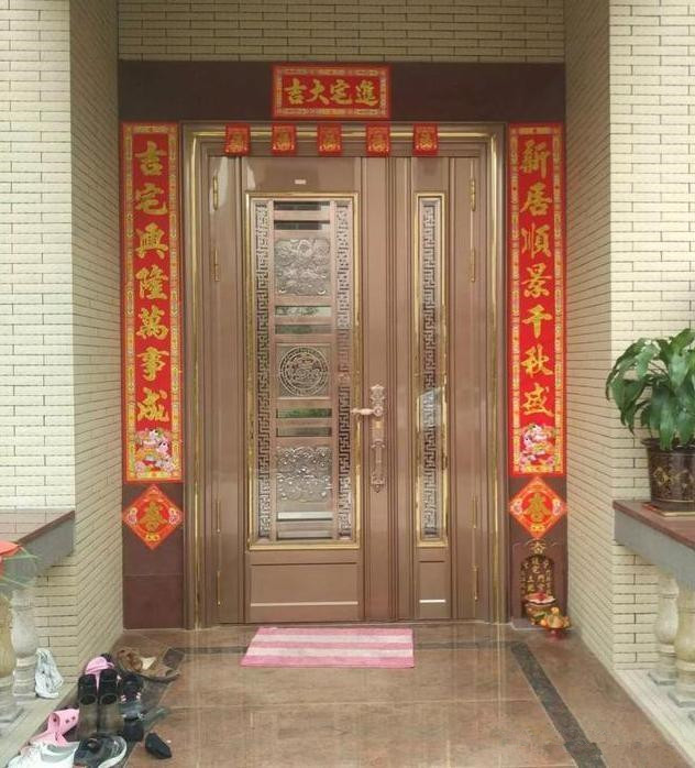 晒晒我的别墅婚房,350万全村第一豪华,单单大门就花10万,霸气