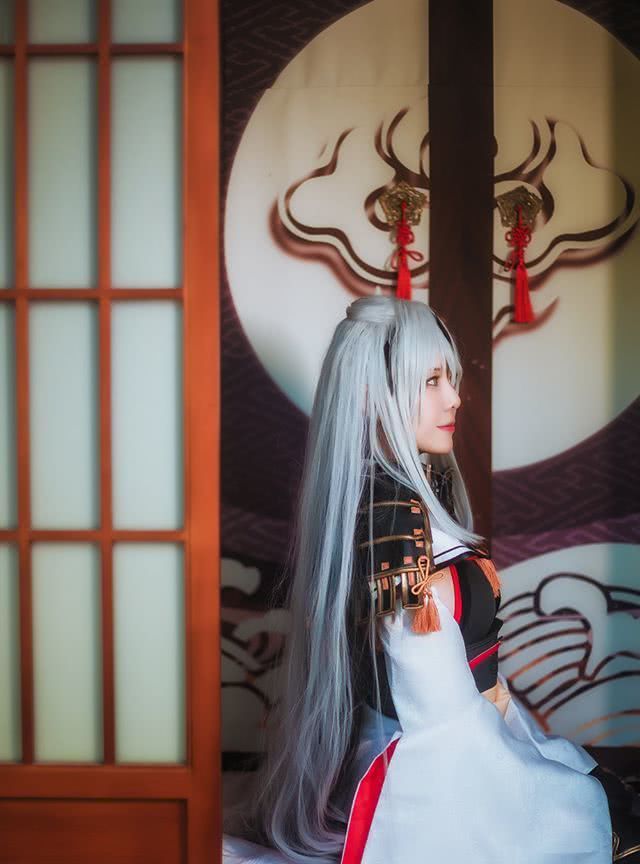 《fate》长尾景虎cos,小姐姐这气质,我感觉可以1挑5