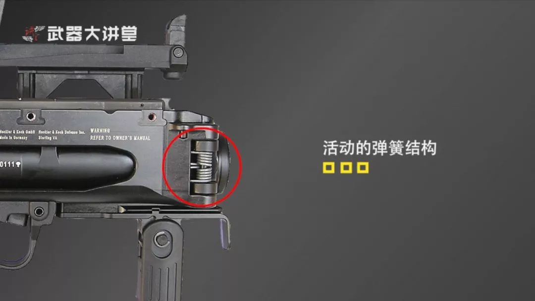 发射部分分为枪管部分,整体式握把,枪管的结构设计跟ag36榴弹发射器差