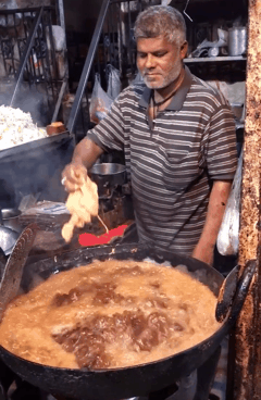 在印度吃粪味儿刨冰，干净又卫生，美美的