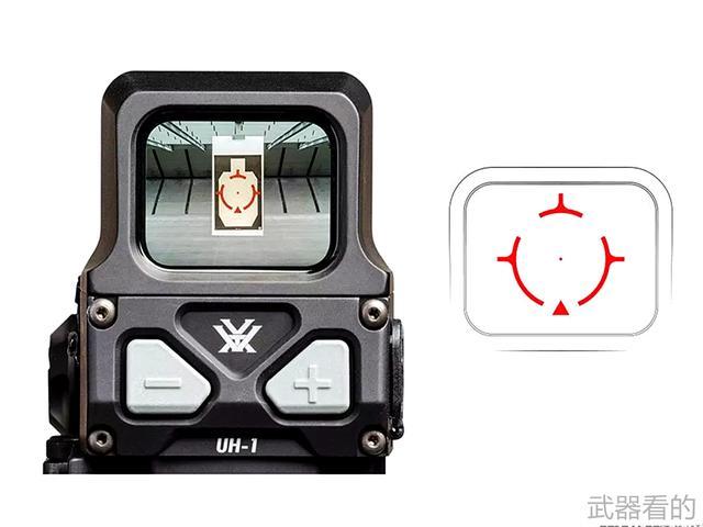 vortex公司称:uh1"剃刀"全息瞄准镜采用革命性的全息系统,为您提供了