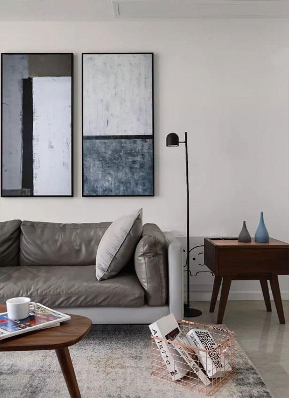 设计素雅的99㎡三房装修,木板电视背景墙真大气,梦想中家的样子