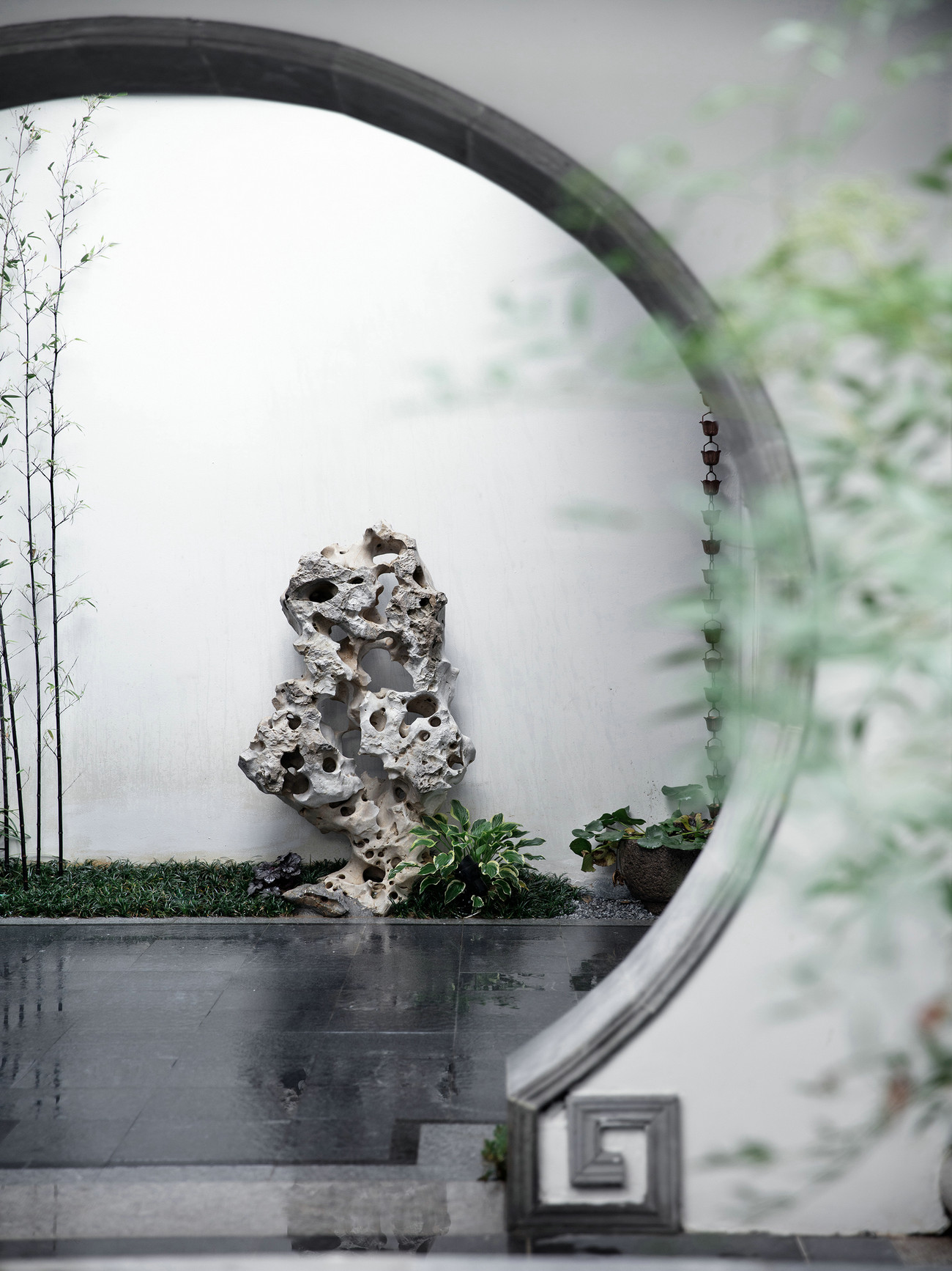 叫做园林别墅,460㎡中国风,里面的院子,犹如公园|园林别墅|庭院|豪宅