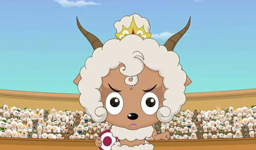 《喜羊羊与灰太狼》穿帮镜头:羚羊公主有角,最后一个笑出眼泪!