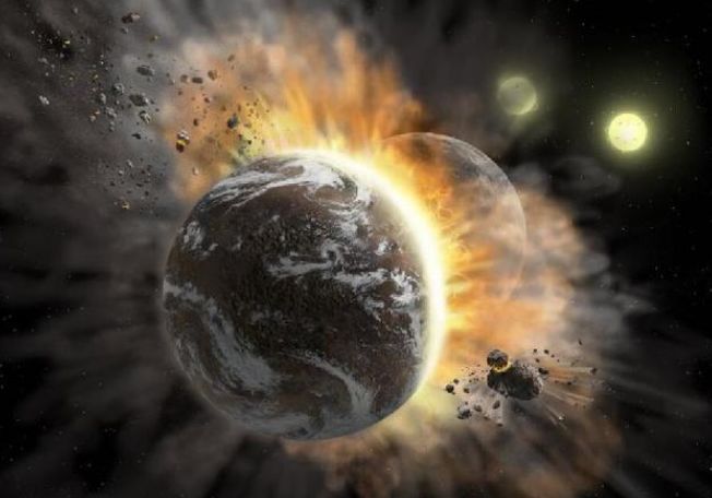 300光年外有两颗行星碰撞科学家惊讶了或颠覆太阳系的形成