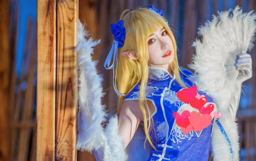 cos还原,白色高跟鞋的两位御姐,长发短发哪个是本命|天狼星|半人马