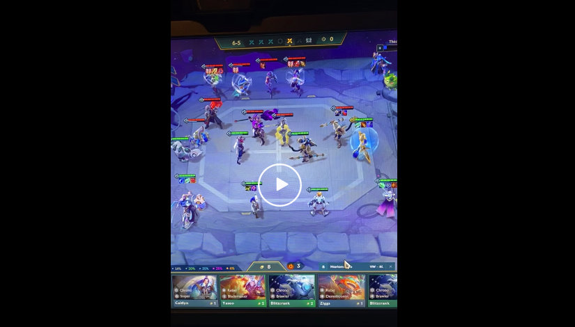 云顶之弈s3:三星卡萨丁配合科技枪,1v6反杀对面全部,帅不帅?