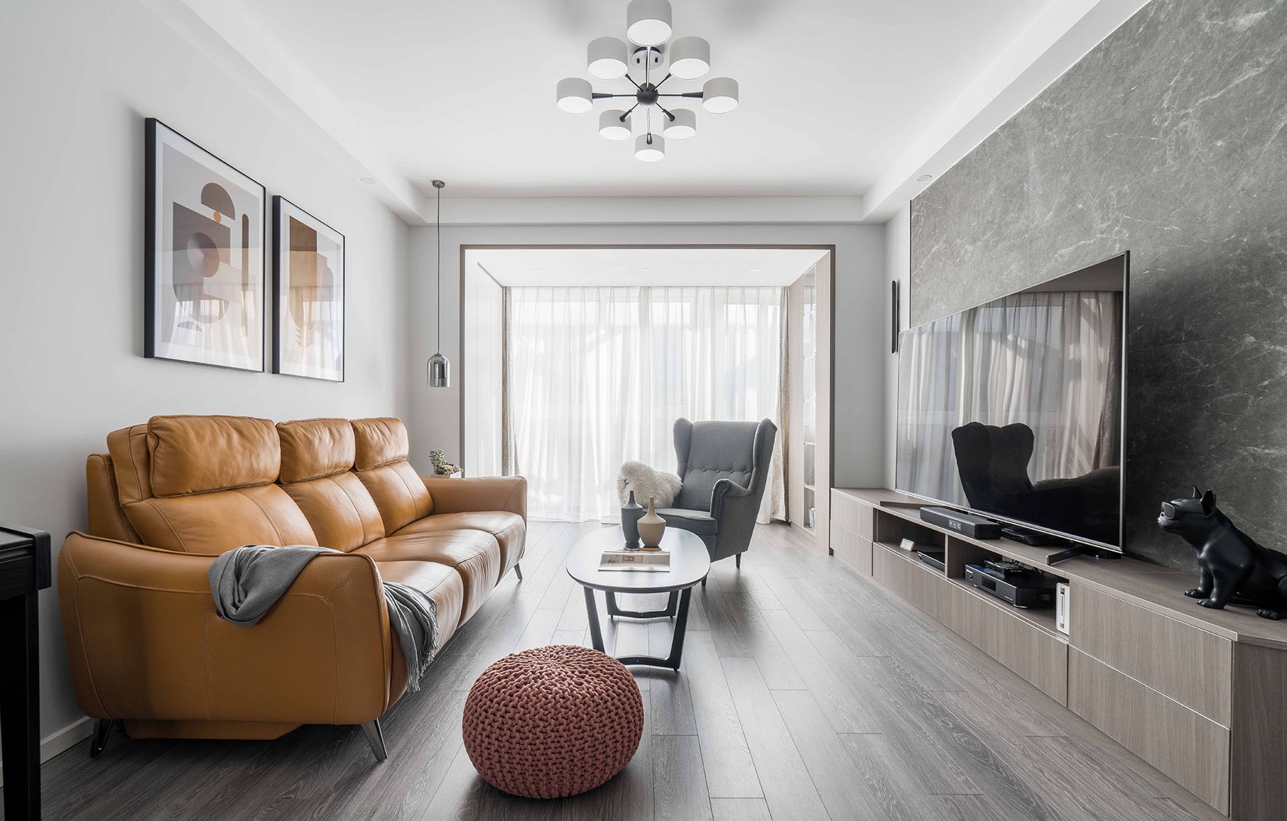 95㎡小户型设计,这才是最美极简风,客厅设计尤为惊艳