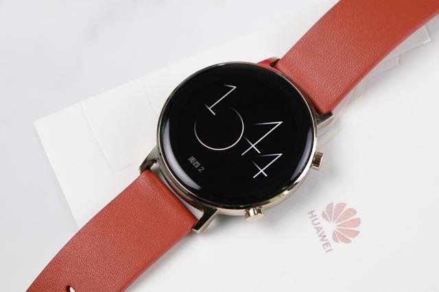 实在是太美了华为watchgt2时尚版栗木红上手体验