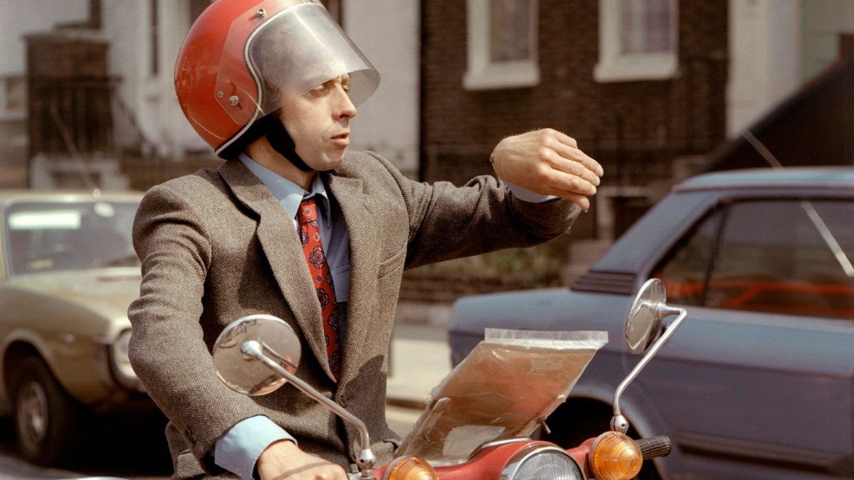 老照片 80年代伦敦的司机 撒切尔夫人时代的英国