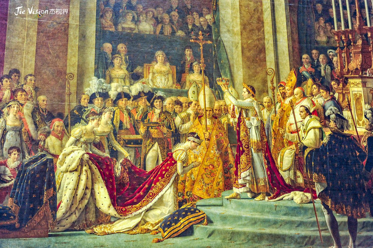 这幅作品名为拿破仑加冕礼,是由法国画家杰克61路易斯61达维特在