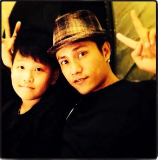 陈坤儿子晒父子合影,秀父子情直言"想爸爸",陈坤评论区秒回复