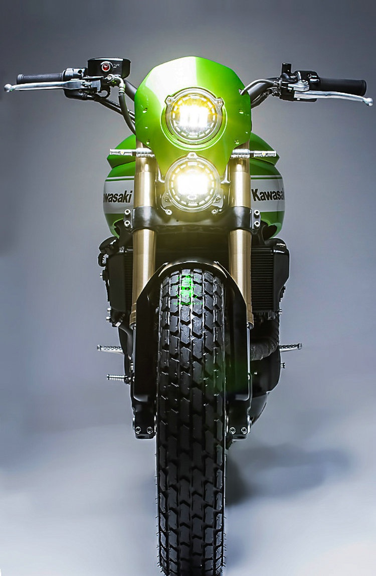 整容式改装川崎ninja650神改scrambler风格