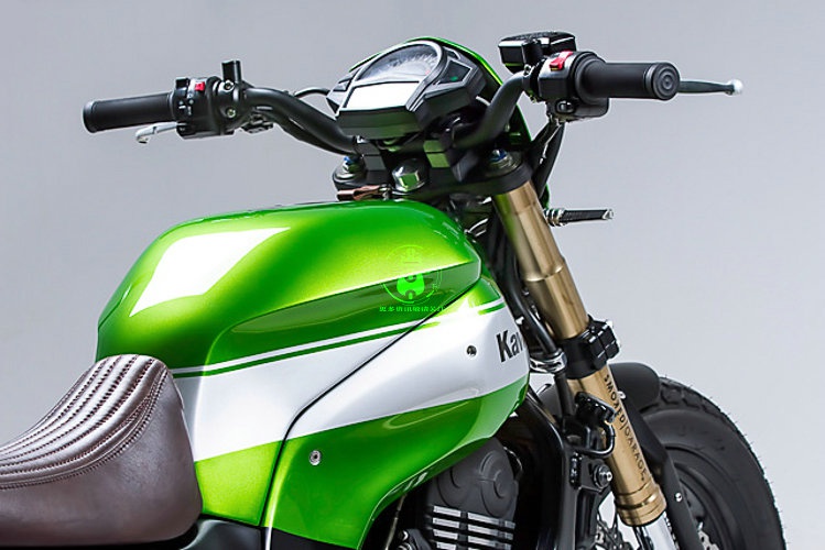 整容式改装川崎ninja650神改scrambler风格
