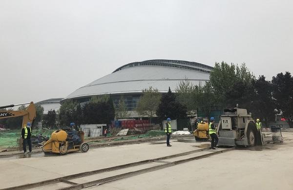 西安奧體中心跳水館擴建項目讓廢舊混凝土“變廢為寶”