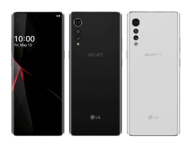 LG新机渲染图颜值很不错!后置竖排三摄+挖孔曲面超长屏幕__财经头条