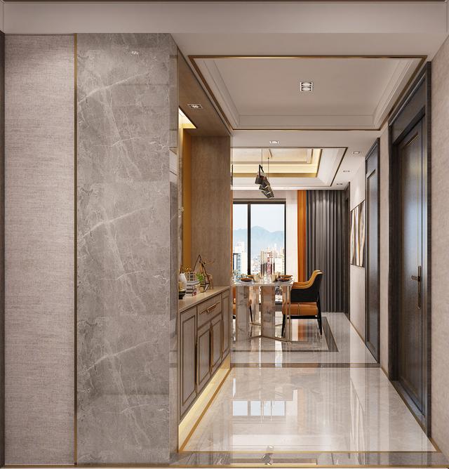 160平米的大户型,现代风的装修风格,处处透露出轻奢|装修|金边|奢华
