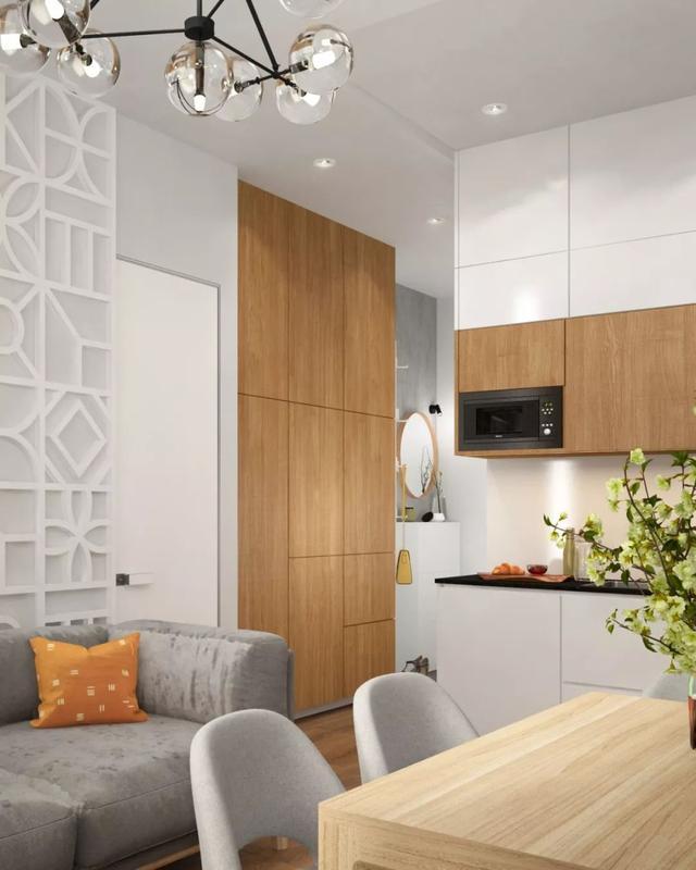 34平米的小户型大空间设计师新秀之作装修漂亮功能齐全