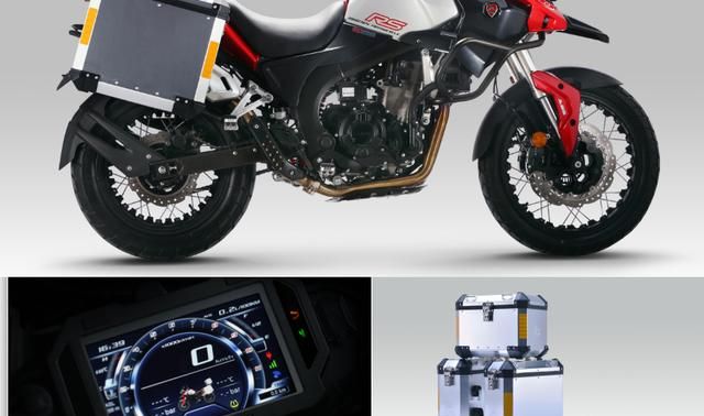 34880元20款赛科龙rx500标配三箱,真空条轮感光大灯