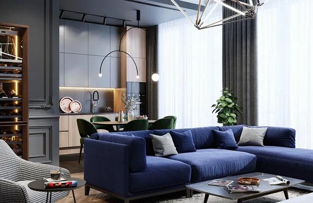 110㎡现代高级灰，高档时尚，品位高的人才能hold得住