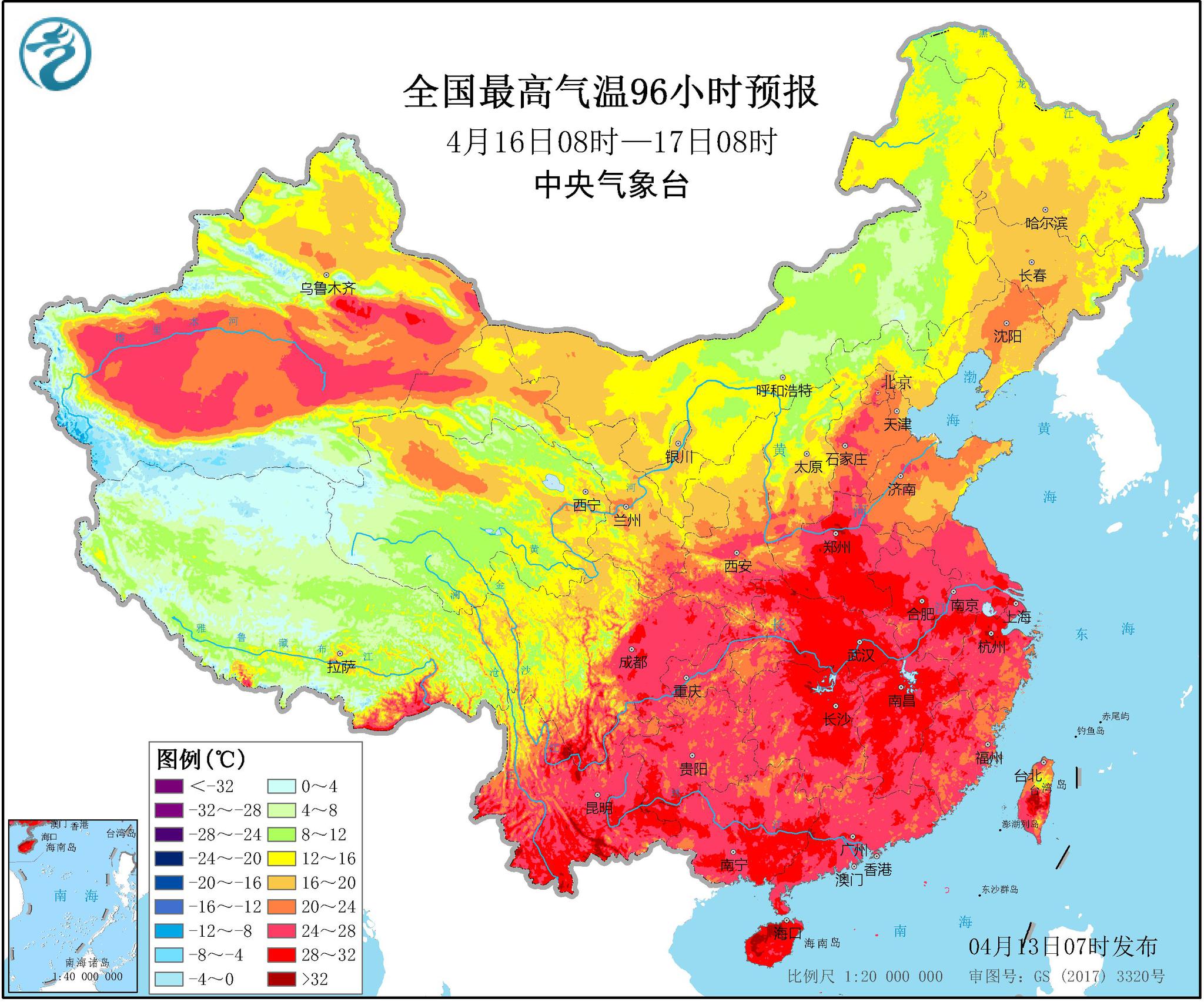 全国大升温开始,地图"热到发红"!网友:能不能把病毒都热死?
