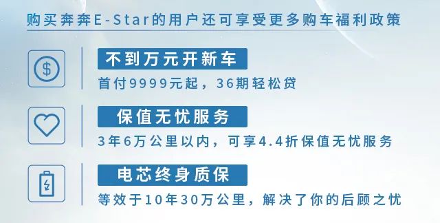 电芯质保10年30万公里，长安奔奔E-Star补贴后卖6.98万元起