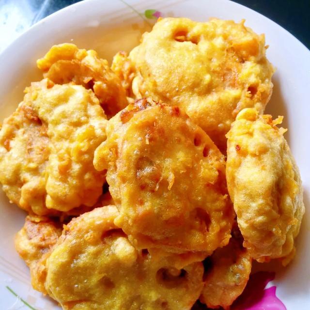 炸藕夹,记住这4个关键点,肉不散藕不碎,咬一口直掉渣