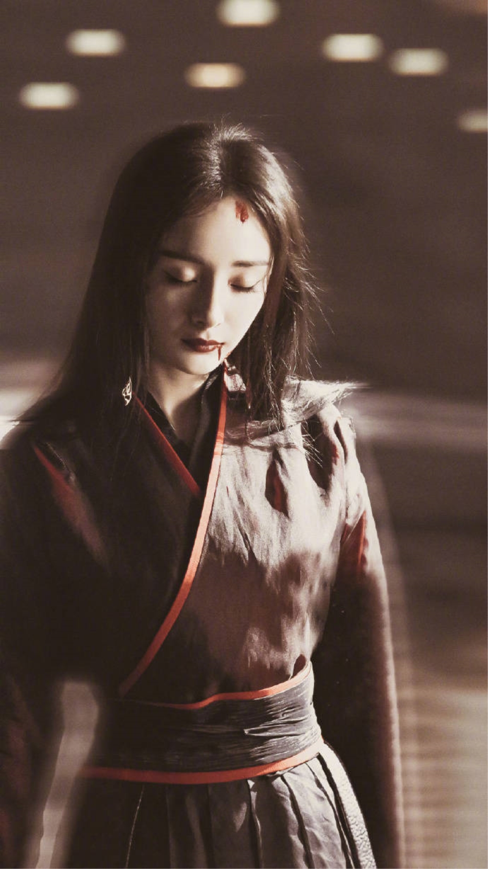 "披头散发"的美人:杨幂诡异,赵丽颖骨感,郑爽率真!