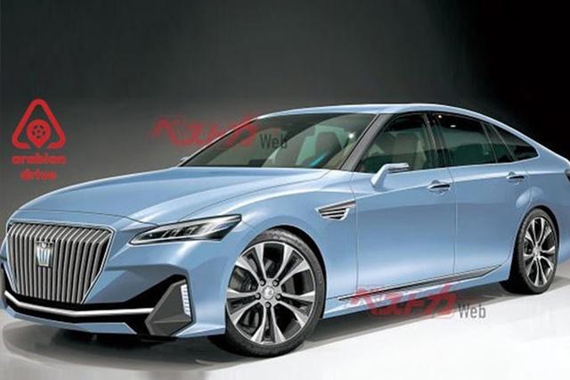 由丰田和马自达联合打造 丰田新一代皇冠渲染图曝光