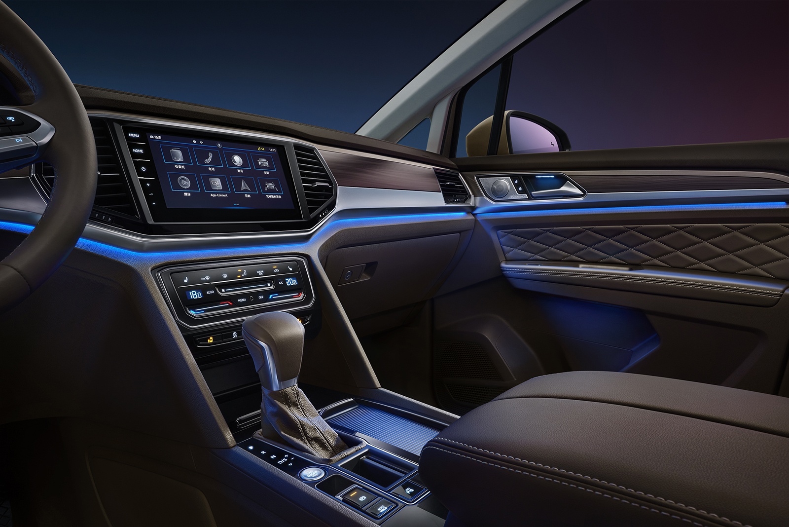 上汽大众viloran神秘的内饰揭开面纱,可是它哪神秘了?