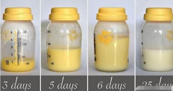 初乳的颜色和正常的母乳是有区别的,看起来比正常母乳更深一些,但是