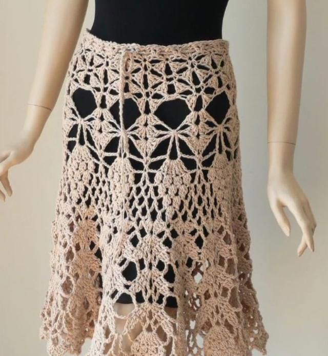 优雅而且百搭几十款钩针编织的春季裙子你的最爱附教程