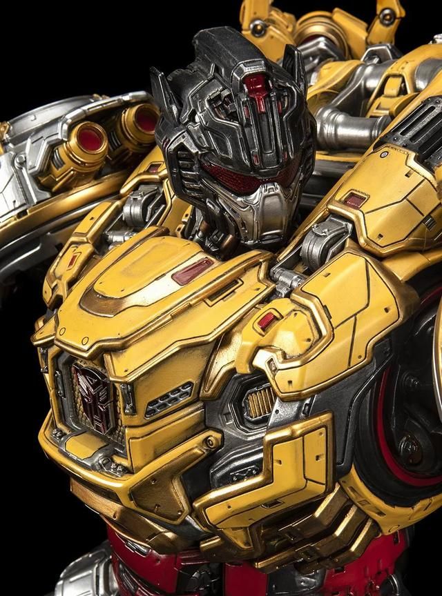 机械风格十分带感xm变形金刚钢索雕像来了