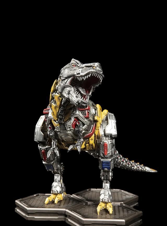 机械风格十分带感xm变形金刚钢索雕像来了