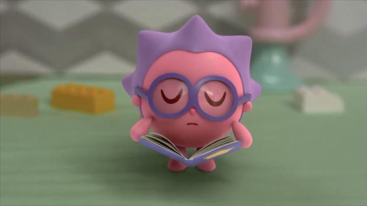 瑞奇宝宝:诺诺在看书吗,眼睛怎么还闭上了,太不认真了呀