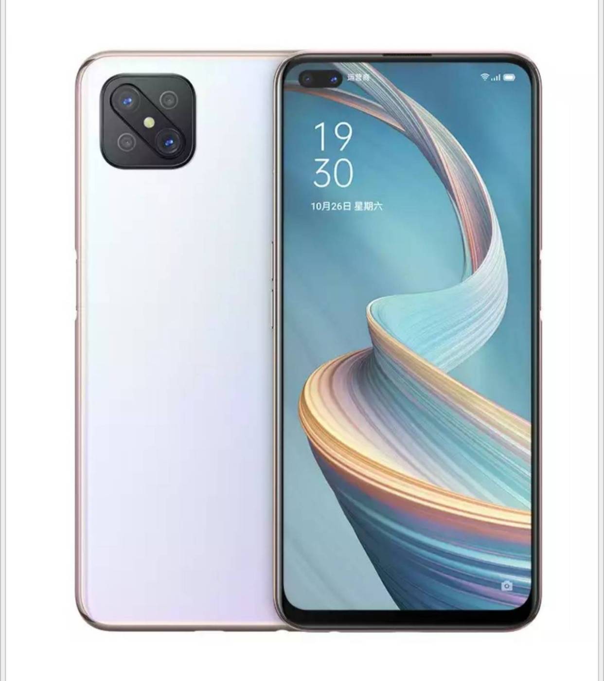 外观方面oppo a92s采取了6.