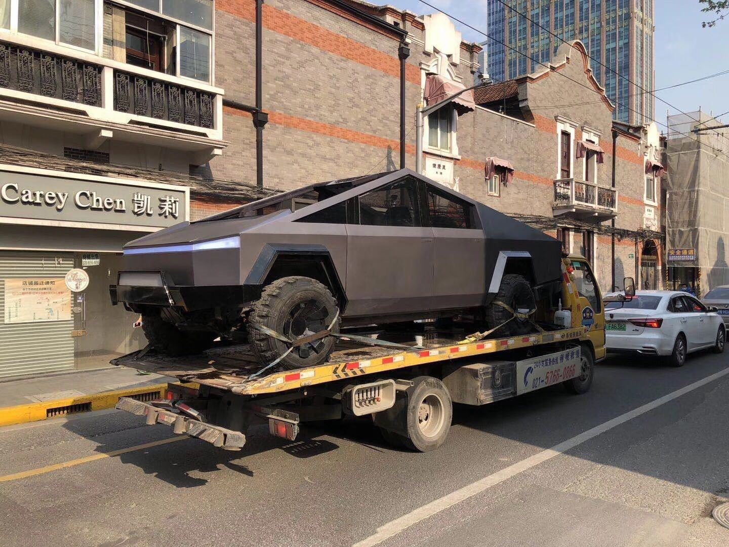 特斯拉皮卡现身中国,马斯克:采用新悬挂,能"干翻"其他越野车