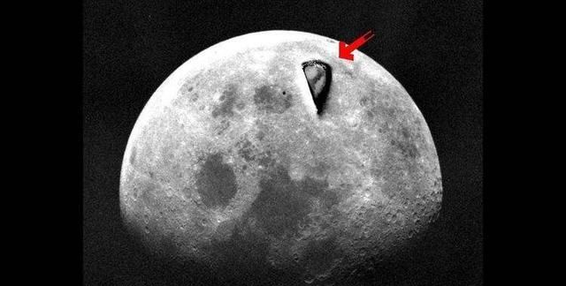 探测器在月球拍到"金字塔",整齐地排成一列,是谁建造的它们